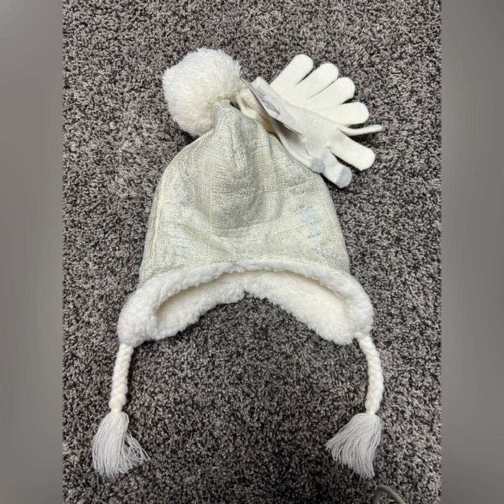 White Beanie with Pom Pom